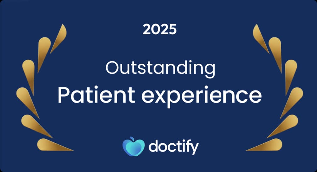 Doctify Outstanding Patient Experience award 2025